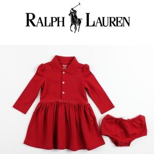 Ralph Lauren | Red Polo Dress Set